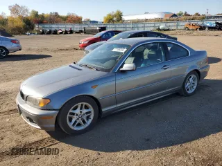 2004 BMW 3 Series 325Ci with VIN WBABD33484PL01770, listed as a Copart auction lot 50249325 with 63,487 mi miles and Salvage Title. Bid and sale history available at carsss.com. Image 1.