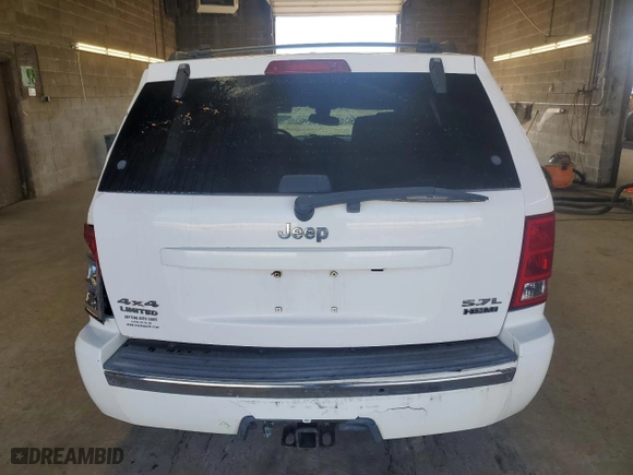 2006 Jeep Grand Cherokee Limited with VIN 1J4HR58296C185288, listed as a Copart auction lot 49581725 with NaN miles and Salvage Title. Bid and sale history available at carsss.com. Image 6.