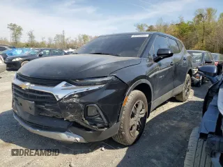 2020 Chevrolet Blazer LT z VIN 3GNKBCRS1LS618635, wystawiony jako Copart lot #53455835 z przebiegiem 60 227 mil mil oraz Szkoda całkowita • Salvage title. Historia ofert i sprzedaży dostępna na DreamBid. Obrazek 1.