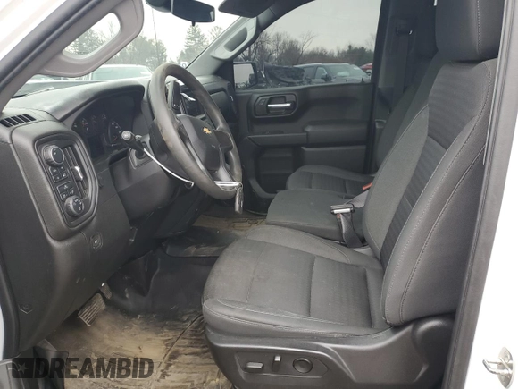 2022 Chevrolet Silverado 1500 Custom with VIN 1GCPDBEK4NZ613704, listed as a Copart auction lot 44780335 with 69,487 mi miles and Salvage Title. Bid and sale history available at carsss.com. Image 7.