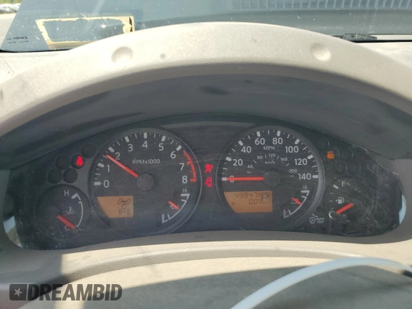 2010 Nissan Frontier SE with VIN 1N6AD0EV4AC445478, listed as a Copart auction lot 61583495 with 49,847 mi miles and Salvage title. Bid and sale history available at DreamBid. Image 9.