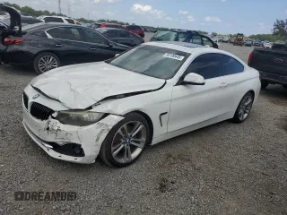2019 BMW 4 Series 430i with VIN WBA4W3C56KAF93076, listed as a Copart auction lot 50100445 with 65,715 mi miles and Salvage Title. Bid and sale history available at carsss.com. Image 1.
