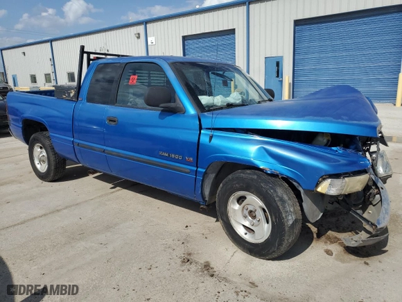 2000 Dodge Ram 1500 with VIN 3B7HC13Z9YM215704, listed as a Copart auction lot 65237064 with 0 mi miles and Salvage Title. Bid and sale history available at carsss.com. Image 4.