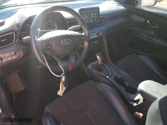 2019 Hyundai Veloster 2.0 Premium with VIN KMHTG6AF9KU008619, listed as a Copart auction lot 82795614 with 49,308 mi miles and Salvage Title. Bid and sale history available at carsss.com. Image 8.