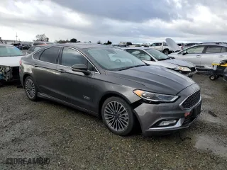 2017 Ford Fusion Energi Titanium with VIN 3FA6P0SU3HR380295, listed as a Copart auction lot 72373332 with 42,861 mi miles. Bid and sale history available at carsss.com. Image 4.