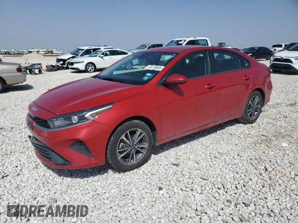 2023 Kia Forte LXS with VIN 3KPF24AD3PE666428, listed as a Copart auction lot 47670855 with 27,424 mi miles and Salvage Title. Bid and sale history available at carsss.com. Image 1.