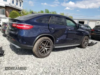 2019 Mercedes-Benz GLE 43 AMG with VIN 4JGED6EB6KA137492, listed as a Copart auction lot 55949455 with Not provided miles and Salvage title. Bid and sale history available at DreamBid. Image 3.