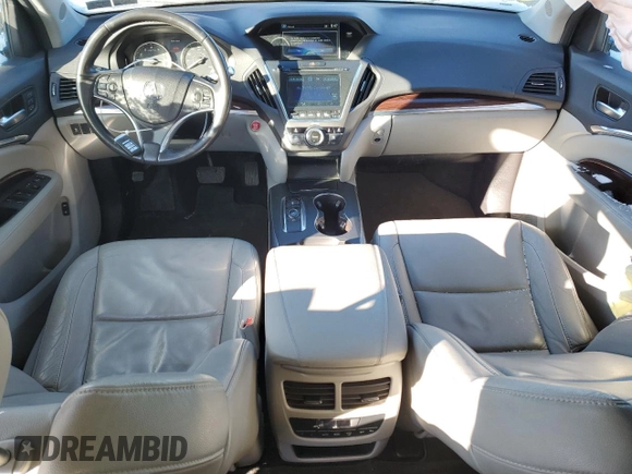 2016 Acura MDX with VIN 5FRYD4H2XGB019640, listed as a Copart auction lot 46401085 with 116,873 mi miles and Salvage Title. Bid and sale history available at carsss.com. Image 8.