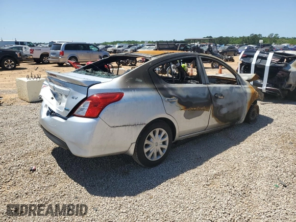 2015 Nissan Versa SV with VIN 3N1CN7AP8FL889566, listed as a Copart auction lot 53102695 with Not Provided miles and Non Repairable. Bid and sale history available at carsss.com. Image 3.