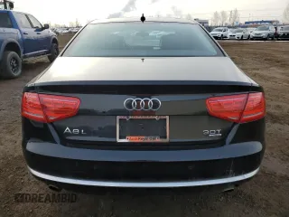2013 Audi A8 L 3.0L with VIN WAURGAFD5DN004442, listed as a Copart auction lot 49065665 with 149,296 mi miles and Clean Title. Bid and sale history available at carsss.com. Image 6.
