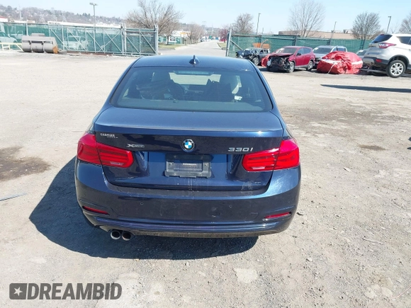 2017 BMW 3 Series 330i xDrive with VIN WBA8D9G37HNU65303, listed as a IAAI auction lot 41813598 with 43,072 mi miles. Bid and sale history available at carsss.com. Image 17.