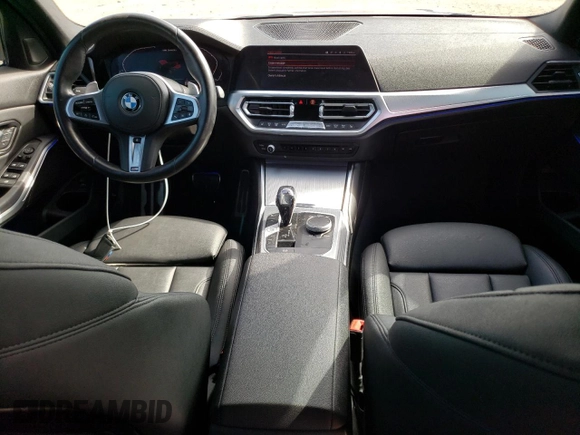 2021 BMW 3 Series M340i xDrive with VIN 3MW5U9J03M8B55096, listed as a Copart auction lot 73433514 with 49,381 mi miles and Salvage Title. Bid and sale history available at carsss.com. Image 8.