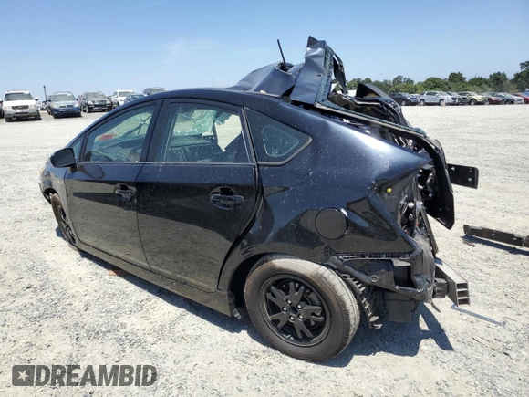 2013 Toyota Prius One z VIN JTDKN3DU7D0345945, wystawiony jako Copart lot #57703325 z przebiegiem Nie podano mil oraz Szkoda całkowita • Salvage title. Historia ofert i sprzedaży dostępna na DreamBid. Obrazek 2.