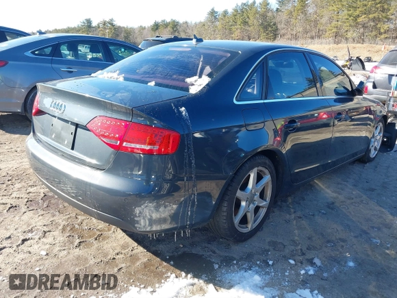 2010 Audi A4 Premium Plus z VIN WAUFFAFLXAN058599, wystawiony jako IAAI lot #41502654 z przebiegiem 161 563 mil mil oraz . Historia ofert i sprzedaży dostępna na DreamBid. Obrazek 4.