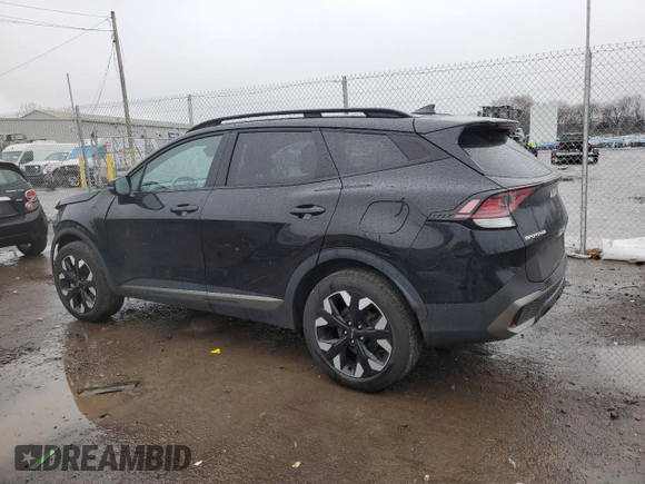 2023 Kia Sportage X-Line with VIN 5XYK6CAF8PG008654, listed as a Copart auction lot 50010925 with 29,137 mi miles and Salvage Title. Bid and sale history available at carsss.com. Image 2.