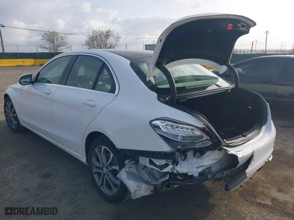 2015 Mercedes-Benz C-Class C 300 with VIN 55SWF4JB2FU043957, listed as a IAAI auction lot 41906033 with 99,094 mi miles. Bid and sale history available at carsss.com. Image 3.