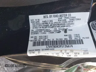 2009 Ford Mustang with VIN 1ZVHT80N395126614, listed as a IAAI auction lot 42322380 with 51,373 mi miles and . Bid and sale history available at DreamBid. Image 9.