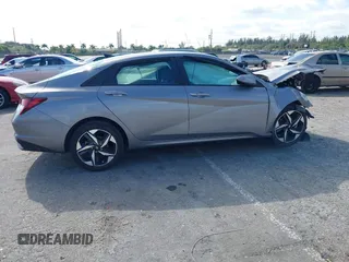 2023 Hyundai Elantra SEL with VIN KMHLS4AG3PU421669, listed as a IAAI auction lot 41278155 with 21,705 mi miles and . Bid and sale history available at DreamBid. Image 4.