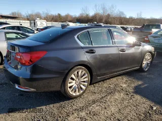2014 Acura RLX Advance Pkg with VIN JH4KC1F97EC005745, listed as a Copart auction lot 81470124 with 102,601 mi miles and Clean Title. Bid and sale history available at carsss.com. Image 3.