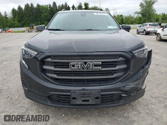 2020 GMC Terrain SLE with VIN 3GKALMEV2LL299087, listed as a Copart auction lot 60545425 with 88,199 mi miles and Salvage title. Bid and sale history available at DreamBid. Image 5.