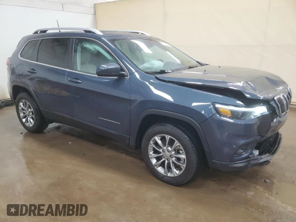 2021 Jeep Cherokee Latitude Lux with VIN 1C4PJMMX3MD170958, listed as a Copart auction lot 87435444 with 92,976 mi miles and Non Repairable. Bid and sale history available at carsss.com. Image 4.