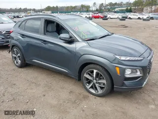 2021 Hyundai Kona Limited with VIN KM8K3CA51MU695241, listed as a IAAI auction lot 41891831 with 48,457 mi miles. Bid and sale history available at carsss.com. Image 1.