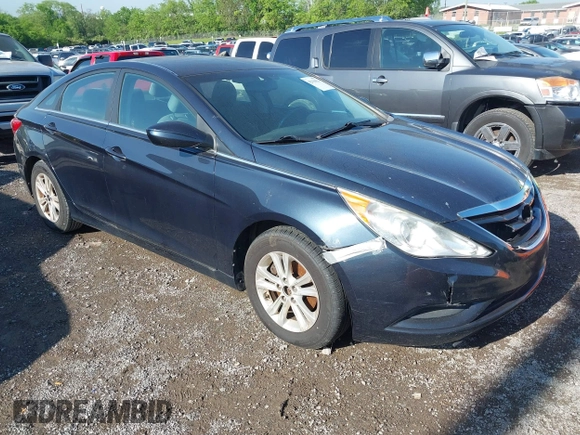 2013 Hyundai Sonata GLS with VIN 5NPEB4AC4DH766063, listed as a IAAI auction lot 42110811 with 105,622 mi miles and . Bid and sale history available at DreamBid. Image 1.