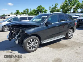 2016 Mercedes-Benz GLE 350 with VIN 4JGDA5HB7GA810050, listed as a Copart auction lot 57028035 with 176,868 mi miles and Salvage title. Bid and sale history available at DreamBid. Image 1.