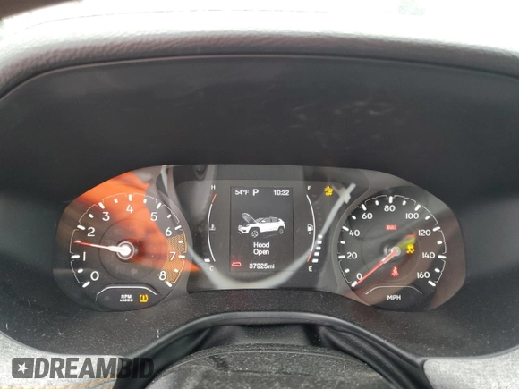 2022 Jeep Compass Sport with VIN 3C4NJCAB3NT103282, listed as a Copart auction lot 79294214 with 37,925 mi miles and Salvage Title. Bid and sale history available at carsss.com. Image 9.