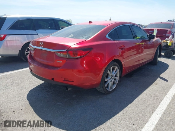 2015 Mazda 6 i Touring with VIN JM1GJ1V58F1185486, listed as a IAAI auction lot 42053968 with 239,811 mi miles and . Bid and sale history available at carsss.com. Image 4.