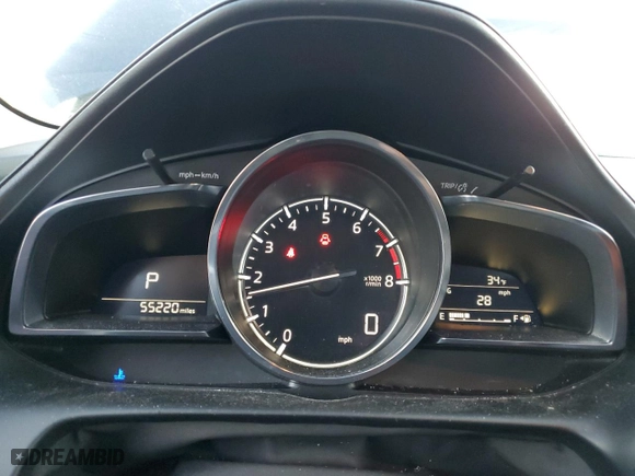 2019 Mazda CX-3 Grand Touring with VIN JM1DKFD75K0428042, listed as a Copart auction lot 83204684 with 55,220 mi miles and Salvage Title. Bid and sale history available at carsss.com. Image 9.