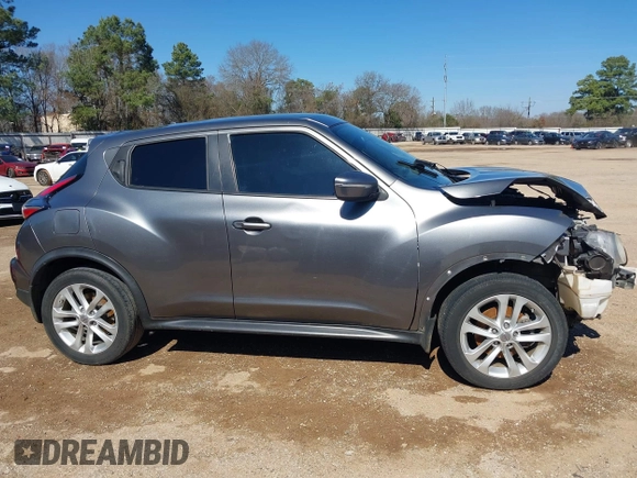 2015 Nissan Juke S with VIN JN8AF5MR3FT506748, listed as a IAAI auction lot 41596464 with 1 mi miles. Bid and sale history available at carsss.com. Image 14.