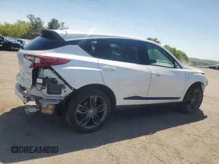 2023 Acura RDX w/A-Spec Package with VIN 5J8TC2H63PL000643, listed as a Copart auction lot 55419785 with 45,613 mi miles and Salvage Title. Bid and sale history available at carsss.com. Image 3.