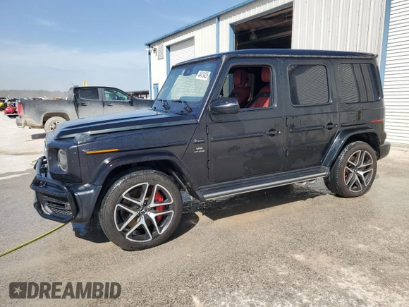 2019 Mercedes-Benz G 63 AMG with VIN WDCYC7HJ6KX323702, listed as a Copart auction lot 46413425 with Not Provided miles and Salvage Title. Bid and sale history available at DreamBid. Image 1.