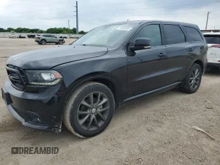 2018 Dodge Durango GT z VIN 1C4RDHDG1JC371492, wystawiony jako Copart lot #55058505 z przebiegiem 117 984 mil mil oraz Szkoda całkowita • Salvage title. Historia ofert i sprzedaży dostępna na DreamBid. Obrazek 1.