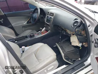 2006 Lexus IS 250 with VIN JTHCK262762003730, listed as a IAAI auction lot 41490307 with 188,002 mi miles and . Bid and sale history available at DreamBid. Image 5.