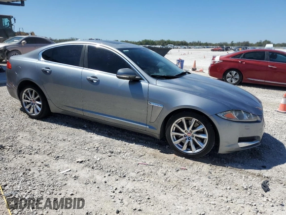 2015 Jaguar XF I4 T Premium with VIN SAJWA0FS8FPU65630, listed as a Copart auction lot 48046665 with Not Provided miles and Salvage Title. Bid and sale history available at carsss.com. Image 4.