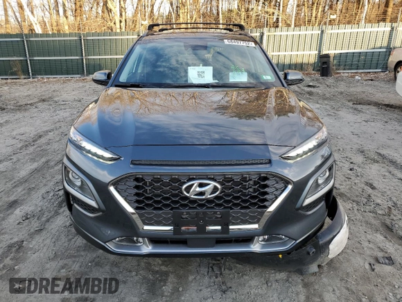 2020 Hyundai Kona Ultimate with VIN KM8K5CA57LU449500, listed as a Copart auction lot 68497752 with 10,106 mi miles. Bid and sale history available at carsss.com. Image 5.