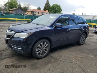 2016 Acura MDX Technology с VIN 5FRYD4H40GB017347, выставлен на аукционе Copart как лот 59387035 с пробегом 73 934 миль миль и Чистый • Clean title. История ставок и продаж доступна на DreamBid. Изображение 1.
