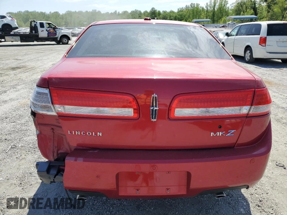2010 Lincoln MKZ with VIN 3LNHL2GC4AR755624, listed as a Copart auction lot 53716375 with 89,788 mi miles and Clean Title. Bid and sale history available at DreamBid. Image 6.