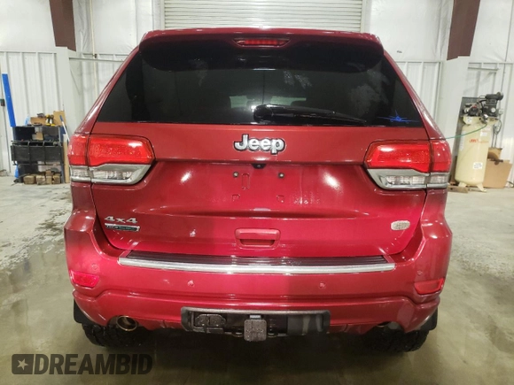 2014 Jeep Grand Cherokee Overland with VIN 1C4RJFCM3EC362173, listed as a Copart auction lot 43619775 with 277,053 mi miles and Salvage Title. Bid and sale history available at DreamBid. Image 6.