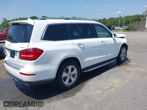 2017 Mercedes-Benz GLS 450 with VIN 4JGDF6EE1HA968827, listed as a IAAI auction lot 42561413 with 165,348 mi miles and . Bid and sale history available at DreamBid. Image 4.