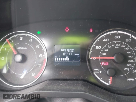 2018 Subaru Impreza with VIN 4S3GTAA69J1712050, listed as a IAAI auction lot 41236817 with 89,171 mi miles. Bid and sale history available at carsss.com. Image 7.