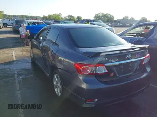 2012 Toyota Corolla L with VIN 5YFBU4EE3CP012002, listed as a IAAI auction lot 41986154 with 48,230 mi miles. Bid and sale history available at carsss.com. Image 3.