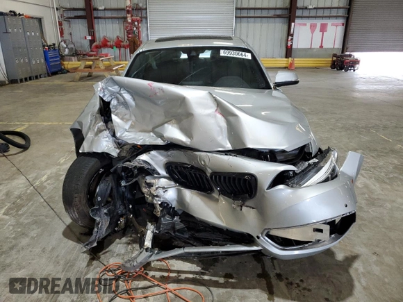 2020 BMW 2 Series 230i with VIN WBA2J1C04L7E46655, listed as a Copart auction lot 69930664 with 27,655 mi miles and Non Repairable. Bid and sale history available at carsss.com. Image 5.