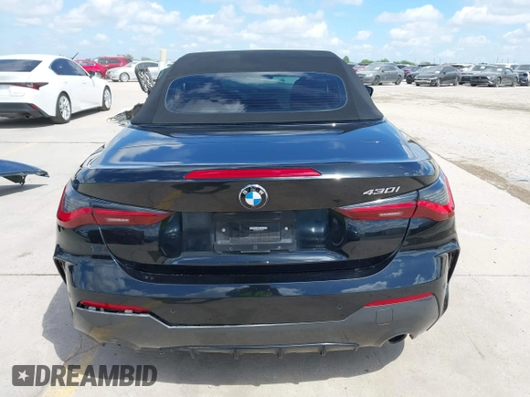 2023 BMW 4 Series 430i with VIN WBA23AT0XPCL41770, listed as a IAAI auction lot 42586472 with 38,241 mi miles and . Bid and sale history available at DreamBid. Image 16.