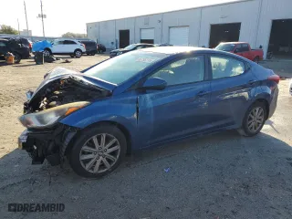 2016 Hyundai Elantra Limited with VIN KMHDH4AE4GU541580, listed as a Copart auction lot 86795274 with 141,160 mi miles and Salvage Title. Bid and sale history available at carsss.com. Image 1.