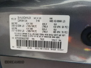2006 Dodge Ram 2500 SLT with VIN 3D7KS29C66G227957, listed as a Copart auction lot 68363644 with 241,472 mi miles and Salvage Title. Bid and sale history available at carsss.com. Image 12.