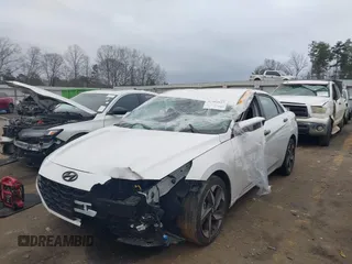2023 Hyundai Elantra SEL with VIN 5NPLS4AG1PH086524, listed as a IAAI auction lot 41464619 with 57,682 mi miles and . Bid and sale history available at DreamBid. Image 2.