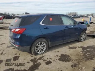 2021 Chevrolet Equinox LT z VIN 2GNAXUEV0M6128237, wystawiony jako Copart lot #42241435 z przebiegiem Nie podano mil oraz Szkoda całkowita • Salvage title. Historia ofert i sprzedaży dostępna na DreamBid. Obrazek 3.